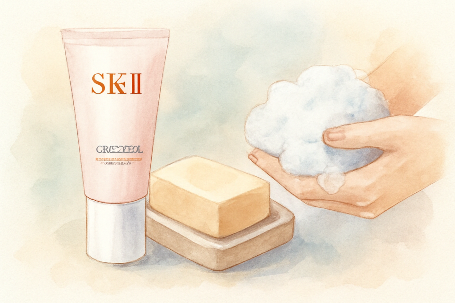 SK-II CCプライマーは石鹸で落ちる？クレンジングが推奨される理由と正しい落とし方