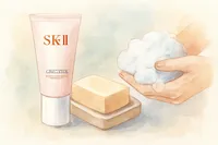 SK-II CCプライマーは石鹸で落ちる？クレンジングが推奨される理由と正しい落とし方